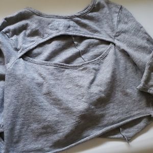 Grey Gymshark Crop Top